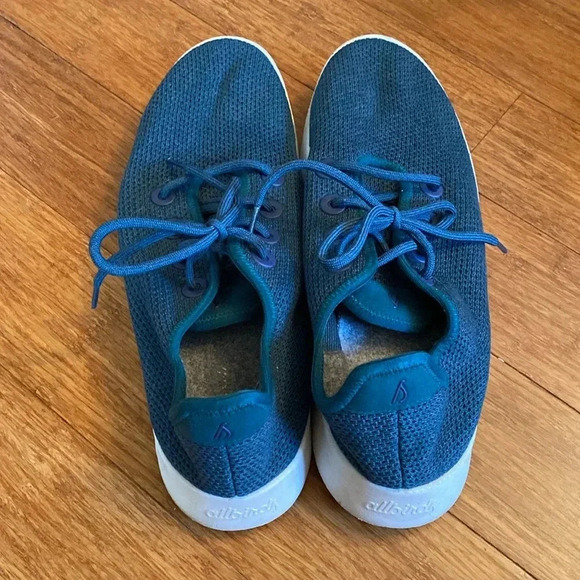Allbirds men’s teal/blue lace up sneakers - size 12 - great condtion - Picture 4 of 6